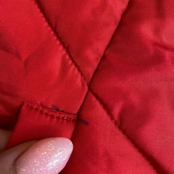 Maurice's Women’s 1X Faux Fur Reversible Puffer Vest Cheetah Print Red Mob Wife‎ - Picture 9 of 9